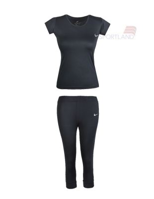 ست تی شرت و برمودا ورزشی زنانه نایک Nike Hoomer
