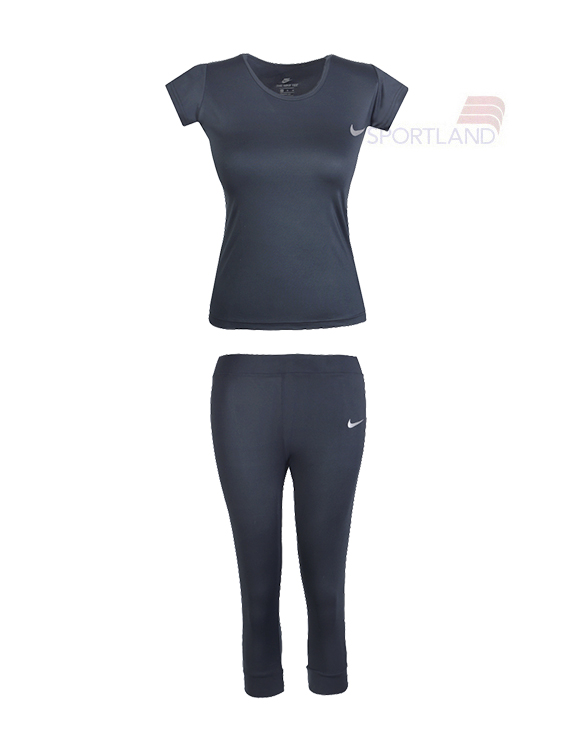 ست تی شرت و برمودا ورزشی زنانه نایک Nike Hoomer