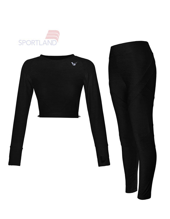 نیم تنه آستین بلند+لگ ورزشی زنانه لولولمون Sports Bra-Leg Viclight W