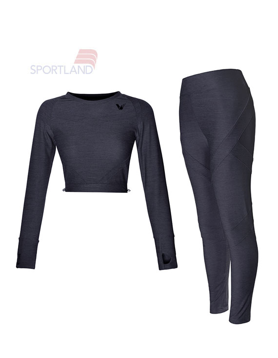 نیم تنه آستین بلند+لگ ورزشی زنانه لولولمون Sports Bra-Leg Viclight W