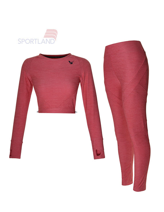 نیم تنه آستین بلند+لگ ورزشی زنانه لولولمون Sports Bra-Leg Viclight W