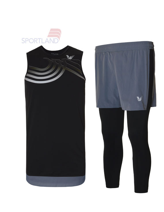 ست رکابی و شلوارک ورزشی مردانه لولولمون Vicrun Long Set M