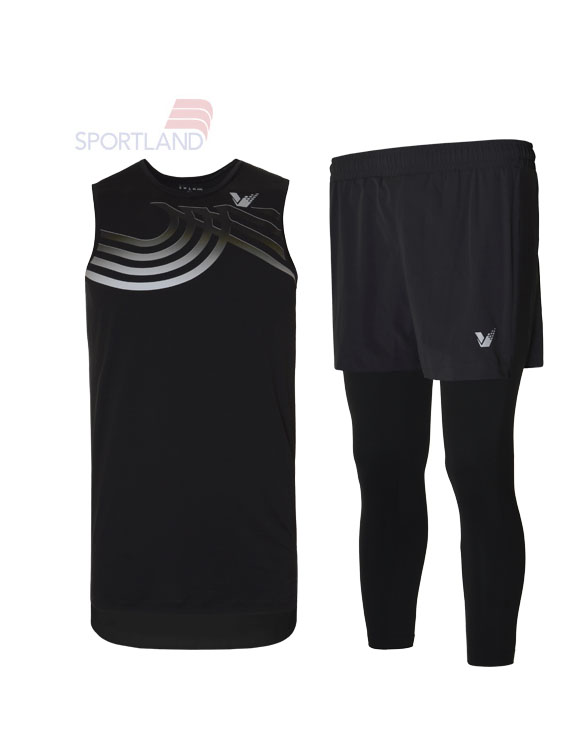 ست رکابی و شلوارک ورزشی مردانه لولولمون Vicrun Long Set M