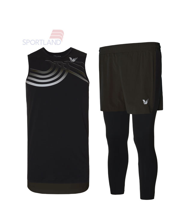ست رکابی و شلوارک ورزشی مردانه لولولمون Vicrun Long Set M