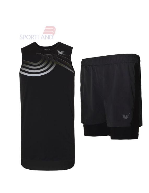 ست رکابی و شلوارک ورزشی مردانه لولولمون Vicrun Set M