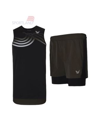 ست رکابی و شلوارک ورزشی مردانه لولولمون Vicrun Set M