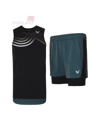 ست رکابی و شلوارک ورزشی مردانه لولولمون Vicrun Set M