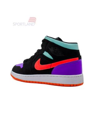 کتونی بسکتبال زنانه جردن Jordan 1 Mid SE GS W