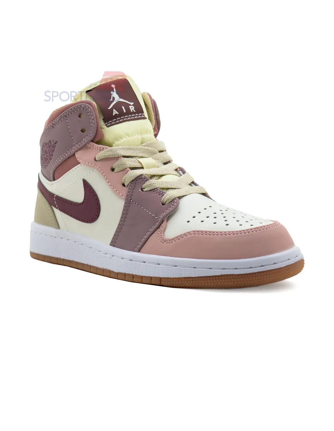 کتونی بسکتبال زنانه جردن Jordan 1 Mid SE GS W