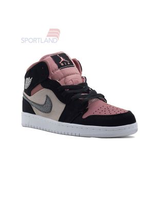 کتونی بسکتبال زنانه جردن Jordan 1 Mid SE GS W