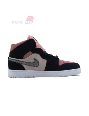 کتونی بسکتبال زنانه جردن Jordan 1 Mid SE GS W