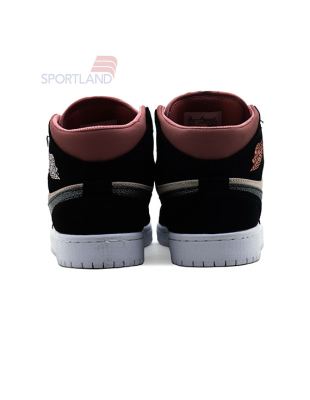 کتونی بسکتبال زنانه جردن Jordan 1 Mid SE GS W