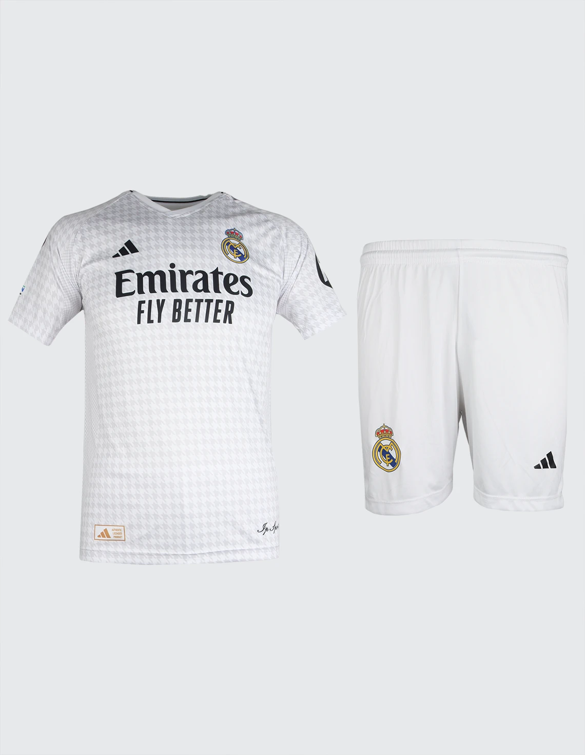 ست تیشرت و شلوارک فوتبال Unisex آدیداس Adidas Real Madrid Mini Kit U