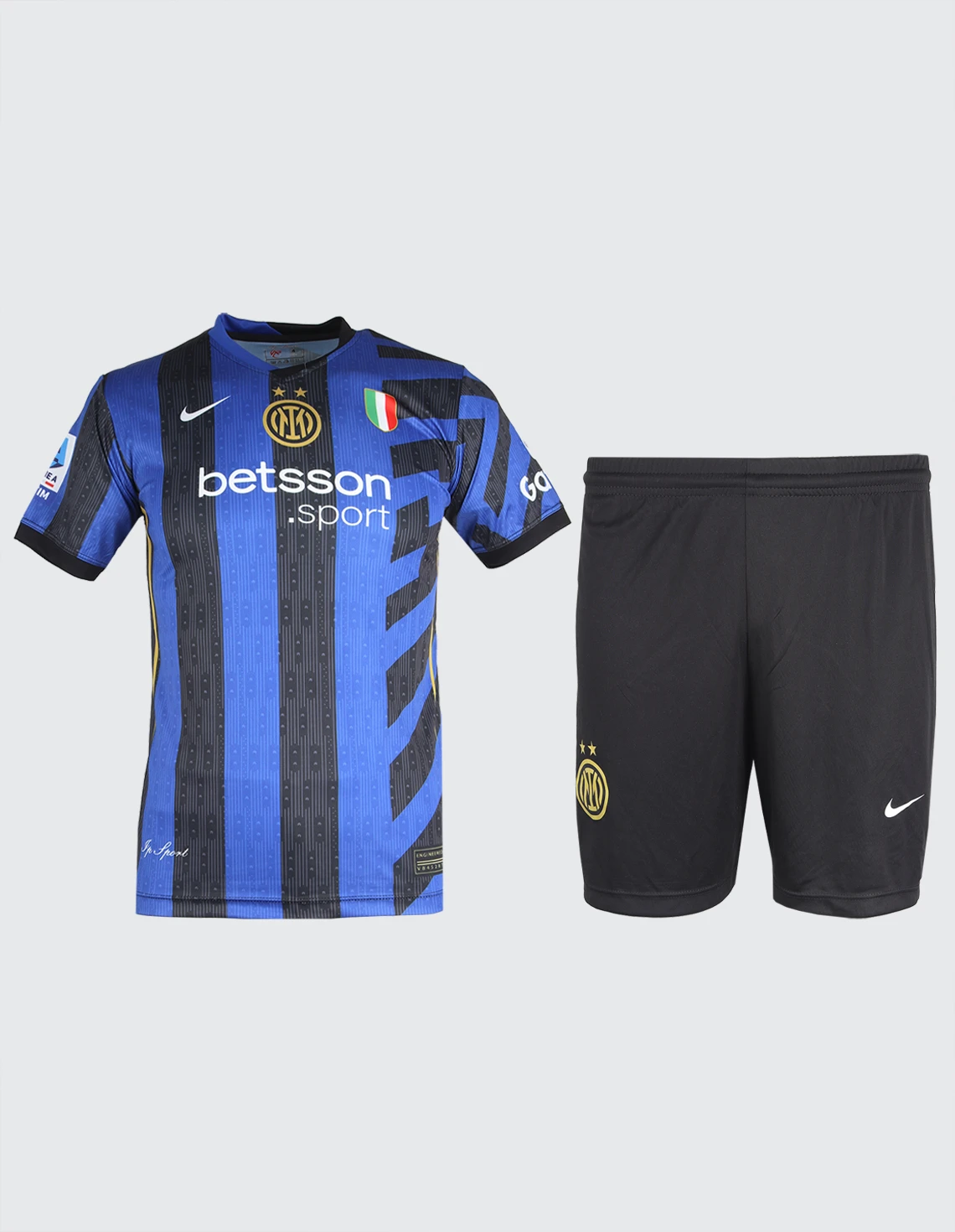 ست تیشرت و شلوارک فوتبال Unisex نایک Nike Inter Milan Mini Kit U