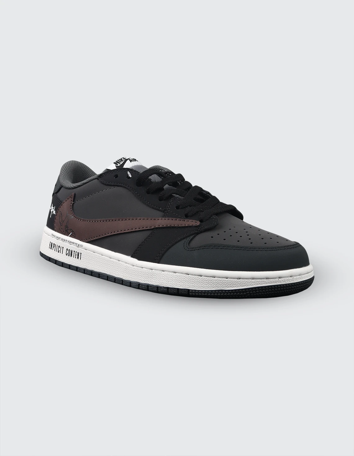 کتونی روزانه مردانه جردن Air Jordan Travis Scott 1 Low Utopia M