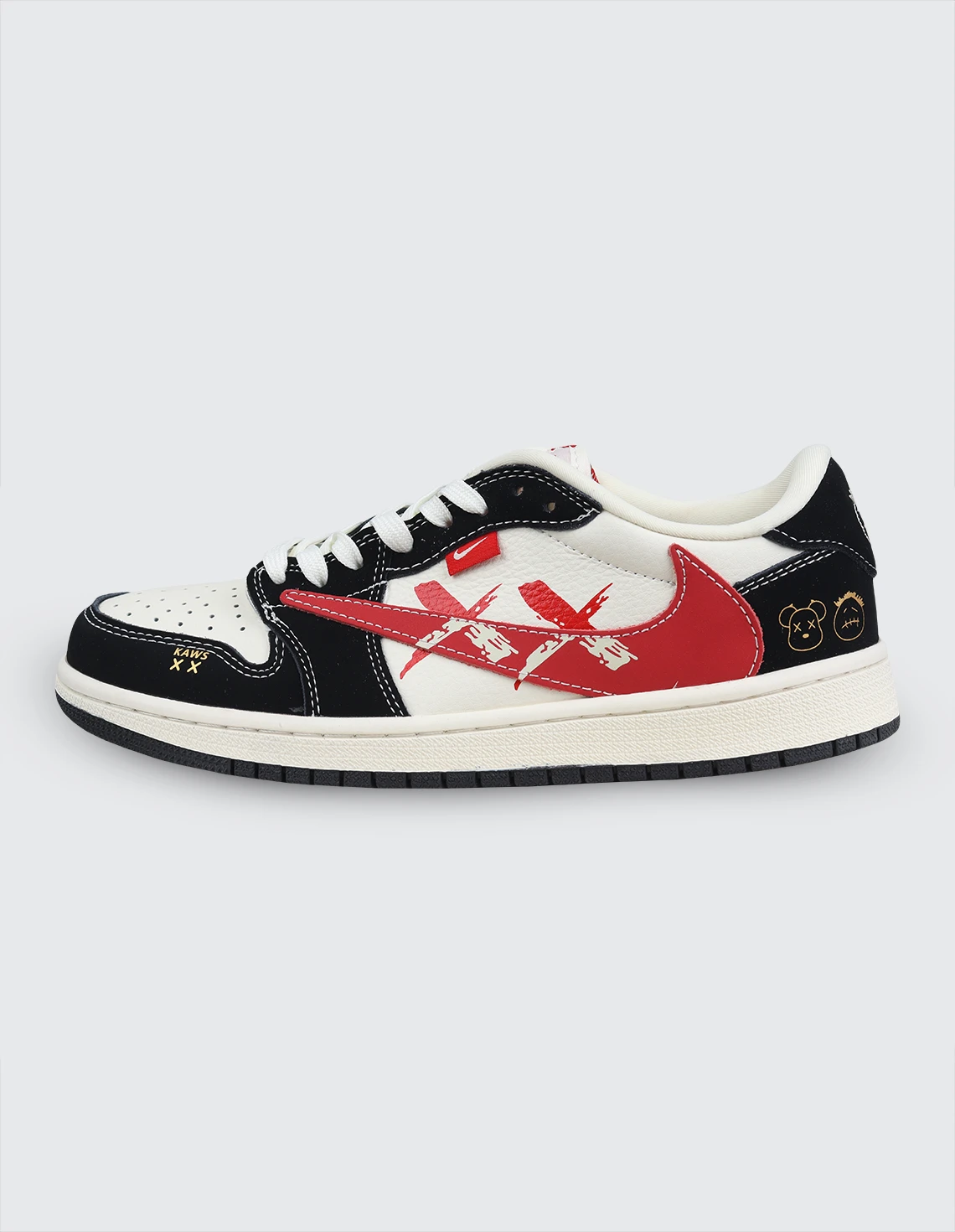 کتونی روزانه مردانه نایک Nike Air Jordan 1 Low KAWS Custom M
