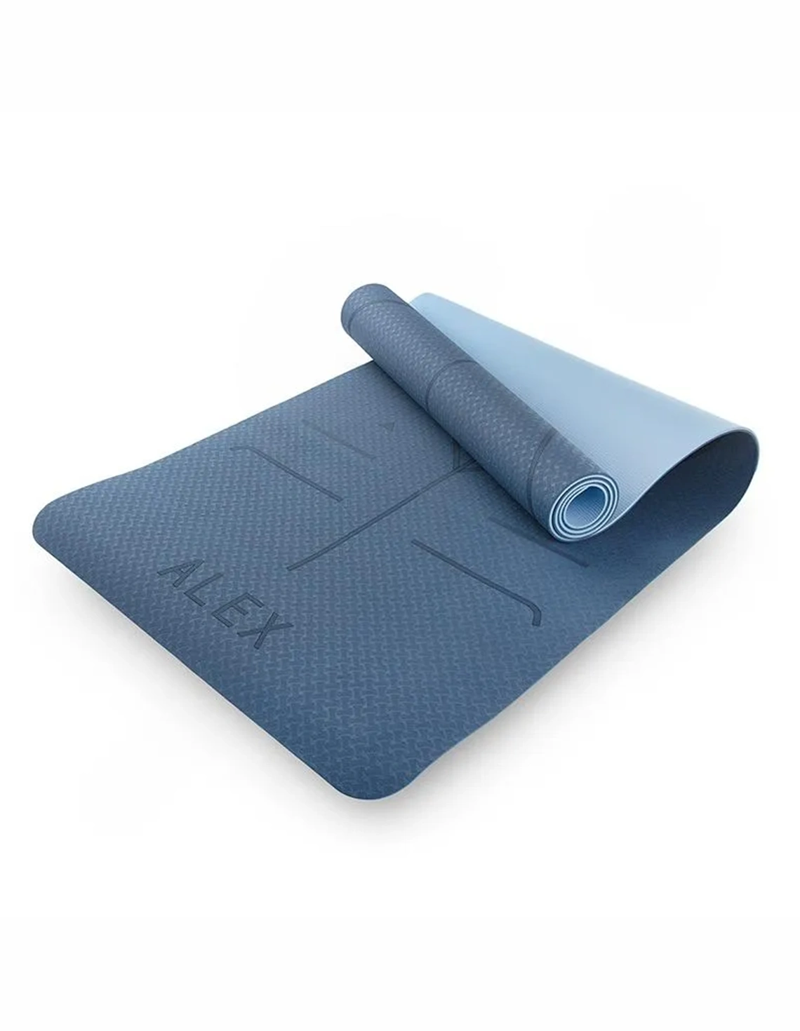مت یوگا و پیلاتس Unisex الکس Alex TPE دو رنگ الکس Alex