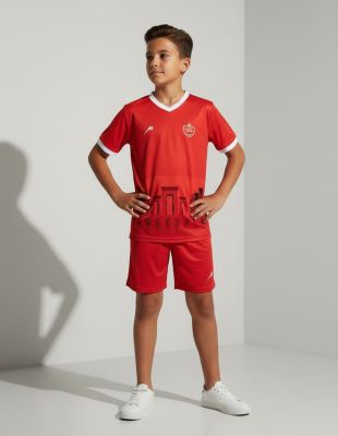 ست تیشرت و شلوارک فوتبال مردانه Majid Persepolis Fan Set M