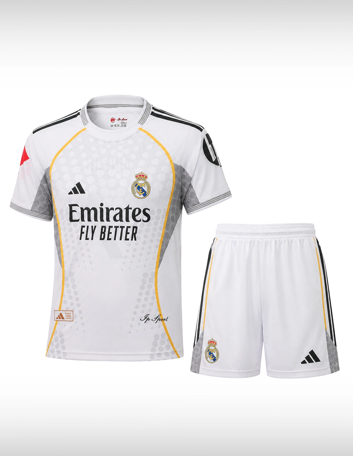 ست تیشرت و شلوارک هواداری فوتبال پسرانه آدیداس Adidas Real Madrid Fan Set J