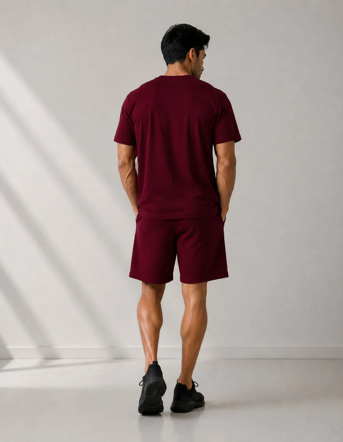 ست تیشرت و شلوارک ورزشی مردانه Red Style Red Urban M