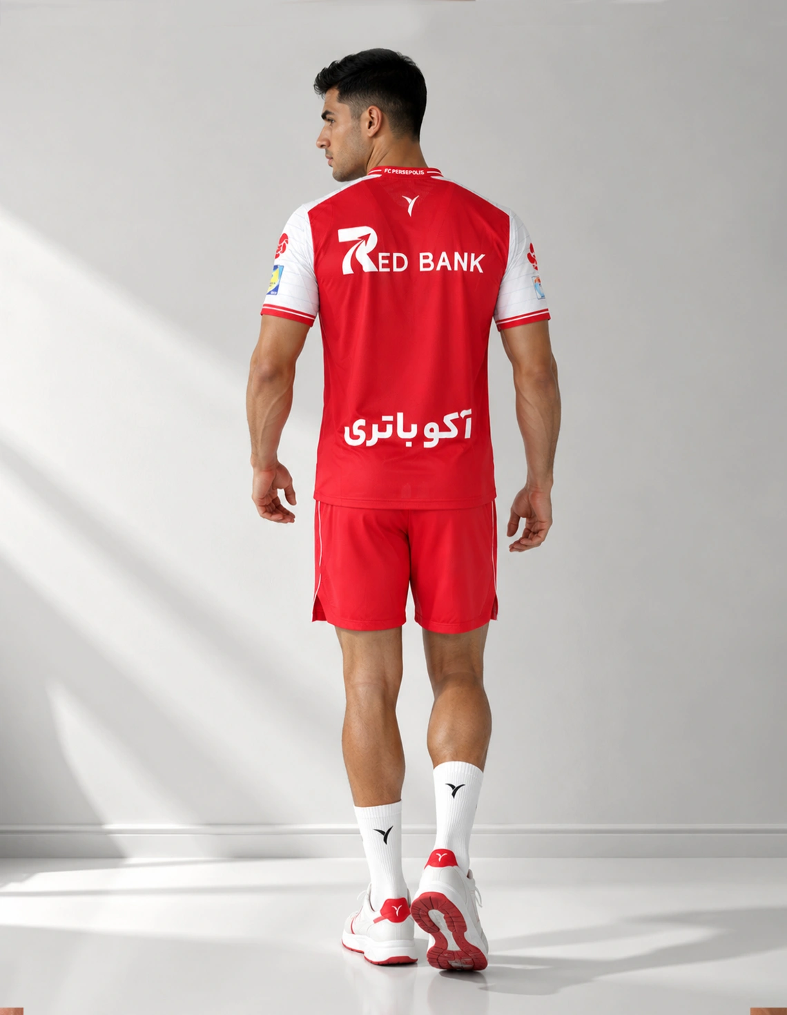 ست تیشرت و شلوارک فوتبال مردانه پرسپولیس Elite 1405 M